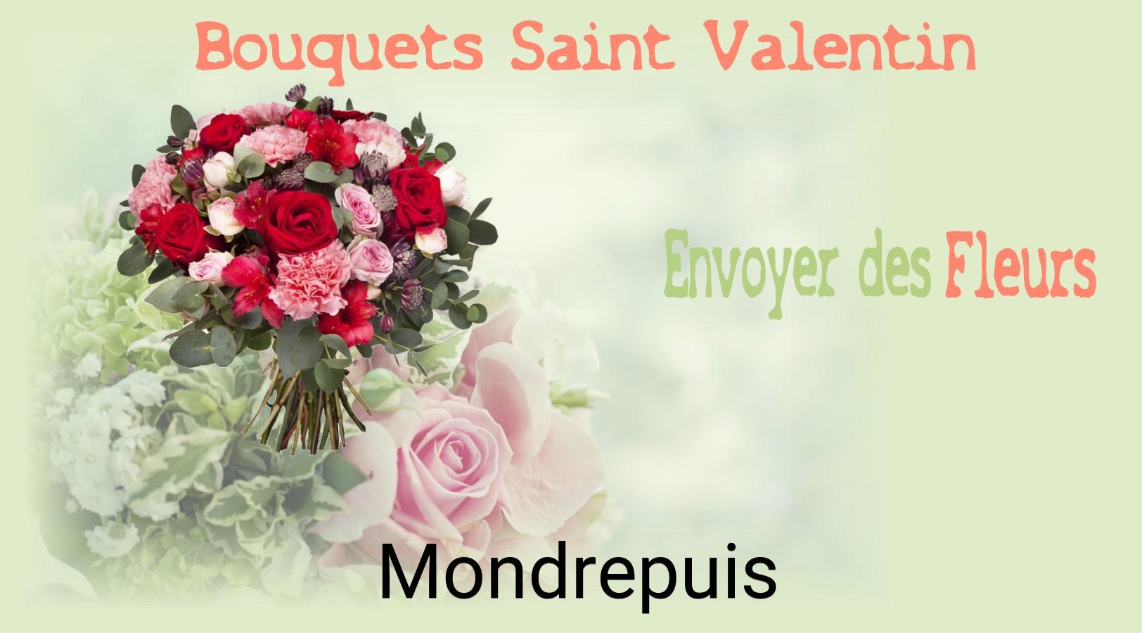 Roses de Saint-Valentin livrées à Mondrepuis